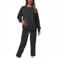 thumbnail image 1 of Womens Sweatsuits 2 Piece Lounge Matching Outfits Sweat Sets Tracksuit Travel Crewneck Sweatshirts Fall Fashion Clothes 2025, 1 of 6