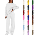 thumbnail image 1 of Womens Sweatsuits 2 Piece Lounge Matching Sweat Sets Fall Outfits Light Gray XL, 1 of 7