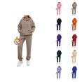 thumbnail image 1 of Womens Sweatsuits 2 Piece Set 2026 Winter Fashion Lined Basic Hoodie and Joggers Sweatpants Matching Set, 1 of 3
