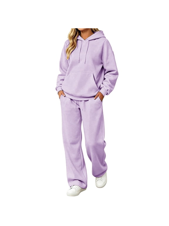 Womens Sweatsuits 2 Piece Set Fall Outfits Fall Sets Athletic Sets Cute Tops Workout Clothes Going Out Tops Comfy Clothes Winter Clothes Casual Top Lounge Sets Fall Clothes