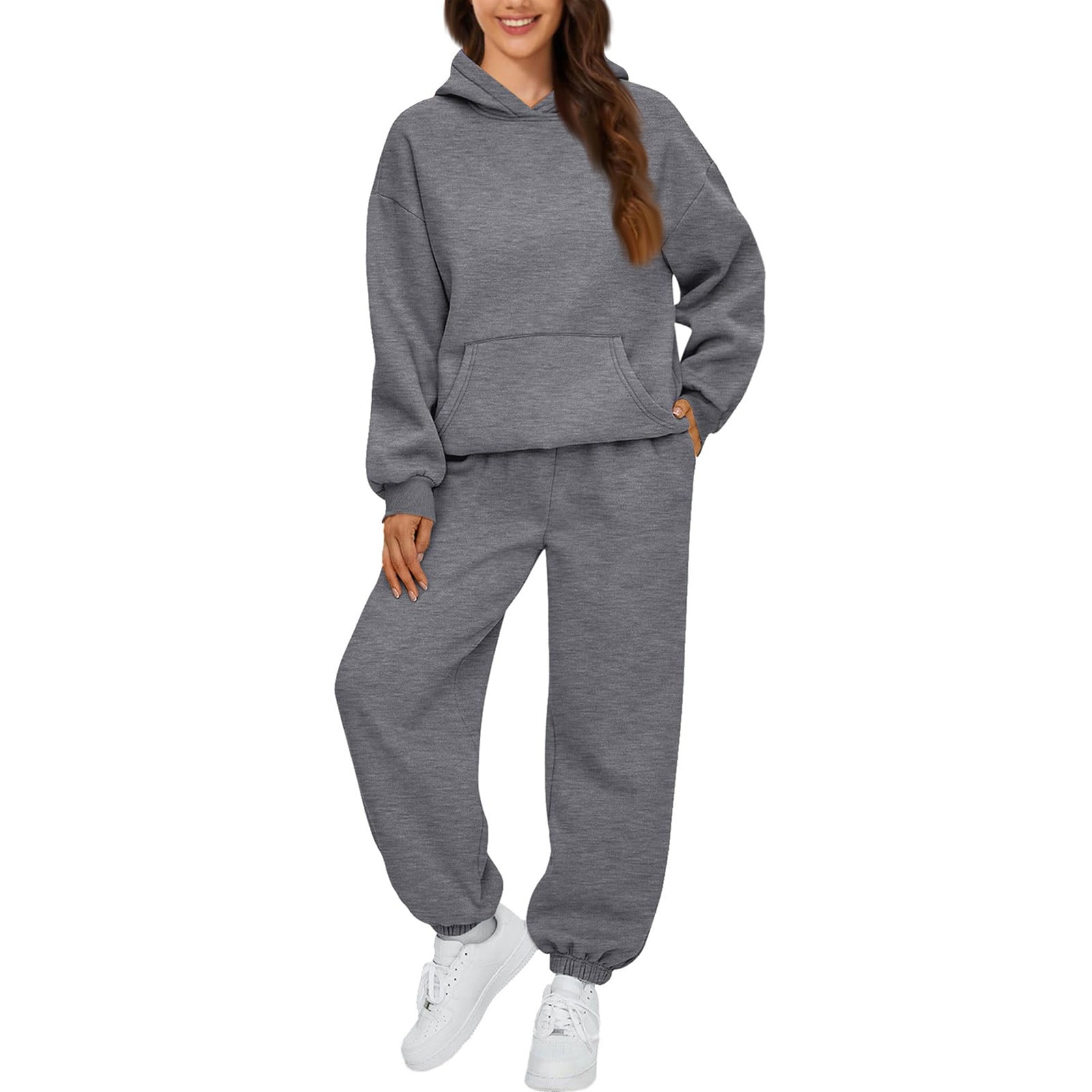 Womens Sweatsuits Piece Set Matching Sweat Set Lounge Sweatpants