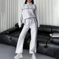 thumbnail image 1 of Womens Sweatsuits 2 Piece Set Shorts Fall Lounge Sets for Tall Women Sweatsuits Women 2 Piece Outfit Zip up, 1 of 8