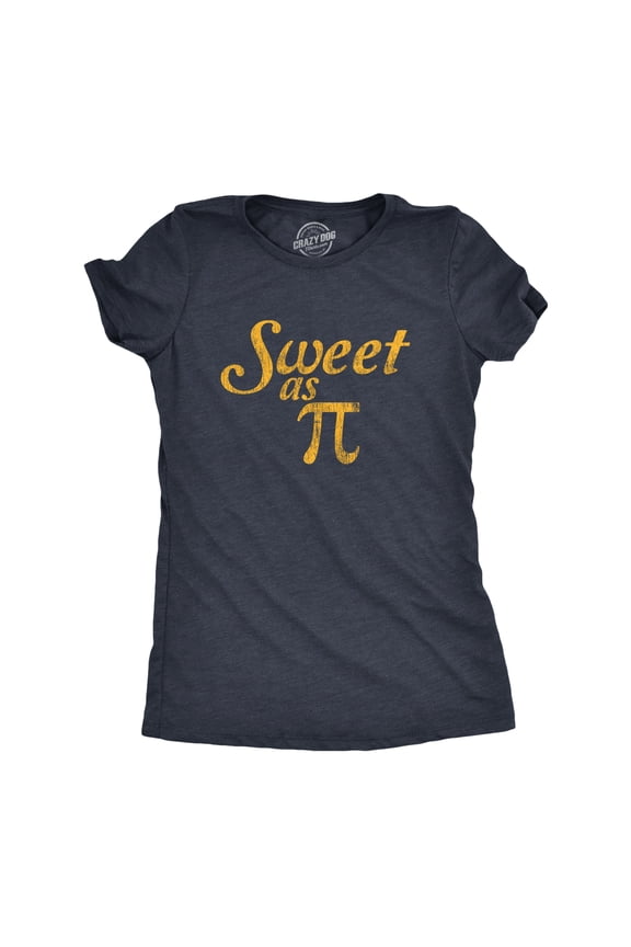 Womens Sweet As Pi T Shirt Funny Nerdy Math Problem Graphic Novelty Tee Womens Graphic Tees