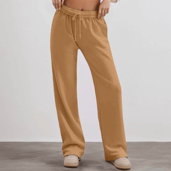 Womens Sweet Pants Wide Leg Sweat Pants Jogger Pants Casual Pants for Women Comfort Sweatpants Clothes Women