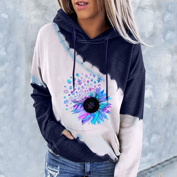 Womens Swestshirt Hoodie,Long Sleeve Hooded Sweatshirts for Juniors Warm Fuzzy Hoodies Pullover Tops
