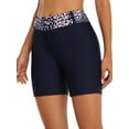 thumbnail image 1 of Womens Swim Shorts High Waist Swimsuits Shorts Swim Short with Pockets, 1 of 6