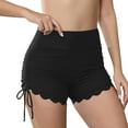 thumbnail image 1 of Womens Swim Shorts Summer 2026 High Waisted Swimsuit Shorts Side Ruched Tankini Swim Bottom Board Shorts, 1 of 3