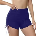 thumbnail image 1 of Womens Swim Shorts Summer 2026 High Waisted Swimsuit Shorts Side Ruched Tankini Swim Bottom Board Shorts, 1 of 3