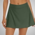 thumbnail image 1 of Womens Swim Skirts High Waisted Ruffle Swimsuit Tummy Control Breathable Bathing Suit Skirt Bottoms Army Green M, 1 of 4