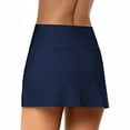thumbnail image 1 of Womens Swim Skirts with Tummy Control Swimsuit Bottoms Solid Ruched Bathing Suit Bottoms Beach Wear, 1 of 4
