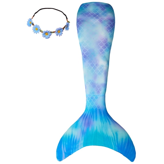Womens Swimming Mermaid Tail single Tail Mermaid Costume Large