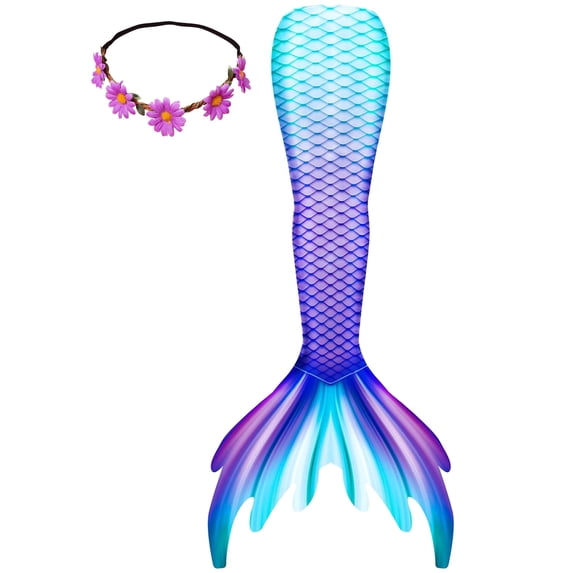Womens Swimming Mermaid Tail single Tail Mermaid Costume Medium