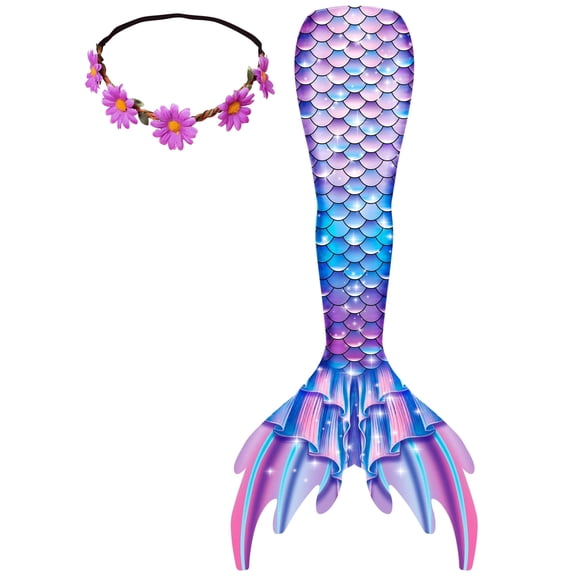 Womens Swimming Mermaid Tail single Tail Mermaid Costume Small