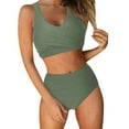 thumbnail image 1 of Womens Swimsuit 2 Piece Bathing Suits Women High Waisted Bikini 2 Piece Bathing Suits Full Coverage Swimsuits, 1 of 5