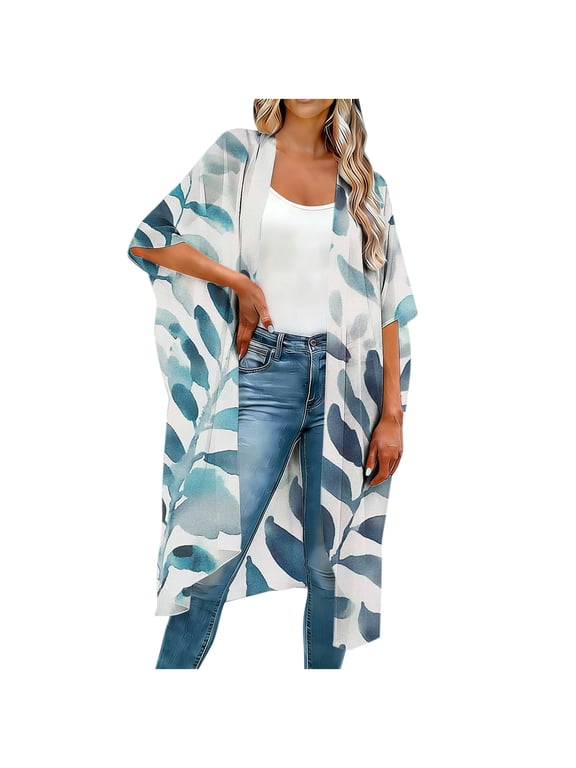 Womens Swimsuit Cover Up Lightweight Open Front Swim Suit Coverups Short Sleeve Bathing Suit Coverup