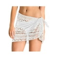 thumbnail image 1 of Womens Swimsuit Cover Ups Short Sarong Beach Wrap Bikini Cover Ups White, 1 of 6