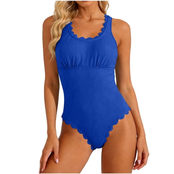 Womens Swimsuits Adjustable Spaghetti Straps Ruched Swimwear Retro Square Neck Modest Bathing Suits