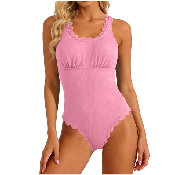 Womens Swimsuits Adjustable Spaghetti Straps Ruched Swimwear Retro Square Neck Modest Bathing Suits