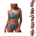 thumbnail image 1 of Womens Swimsuits Floral Print Tankini Bikini Separates Two Piece Bathing Suits for Beach Vacation, 1 of 10