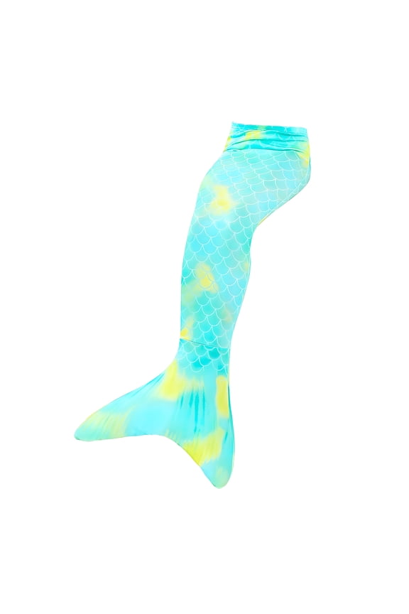 Womens Swimsuits Mermaid Tail Scale Print Swim Dress One Piece Bathing Suit with Removable Skirt Swimwear