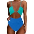 thumbnail image 1 of Womens Swimsuits One Piece Women's Swimwear Womens Swimsuit Bathing Suit Sexy Flattering High Cut Out Cute Ladies Swimwear, 1 of 5