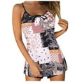 thumbnail image 1 of Womens Swimsuits Tankini Printed 2 Piece Bathing Suits with Shorts Athletic Swimdress Swimwear, 1 of 7