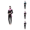 thumbnail image 1 of Womens Swimsuits UPF 50+ Sun Protection Hooded Rash Guard with Swim Shorts Long Sleeve Bathing Suit for Beach Surfing and Outdoor Activities, 1 of 5