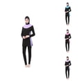 thumbnail image 1 of Womens Swimsuits UPF 50+ Sun Protection Hooded Rash Guard with Swim Shorts Long Sleeve Bathing Suit for Beach Surfing and Outdoor Activities, 1 of 5
