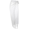 thumbnail image 1 of Womens Swimwear Chiffon,Long Sarong Swimsuit Blouse,Women Sarong Swimsuit Coverups Beach Cover up Sarong Wraps White, 1 of 7