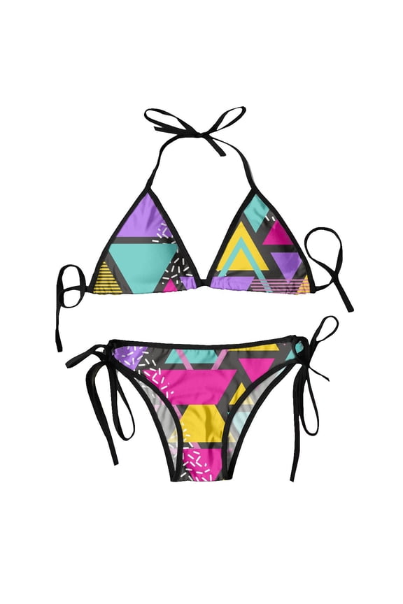 Womens Swimwear Two Piece Vacation Outfits Bikinis Sets Rock And Roll