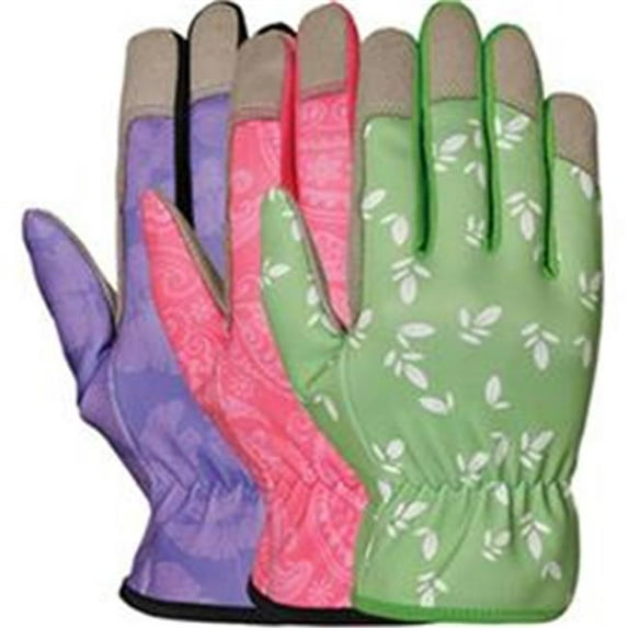 Womens Synthetic Performance Glove, Assorted Color - Large
