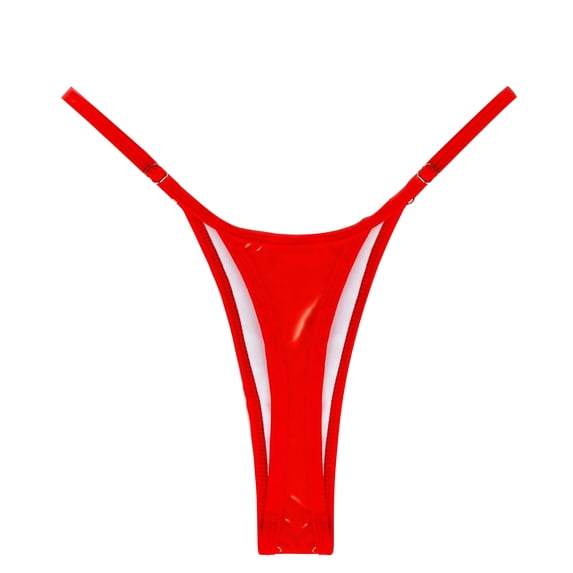 Womens T-Shaped Panties Clothes Lingerie Adjustable Thin Thong Low Waist Bikinis Bottom Underwear Low Rise Thong