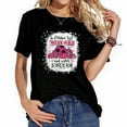 thumbnail image 1 of Womens T Shirt In October we wear pink Soccer Breast Cancer Awareness Shirts Black 2X-Large, 1 of 5