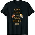 thumbnail image 1 of Womens T-Shirt Keep Calm And Sing Rocky Top Black 3X-Large, 1 of 5