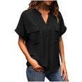 thumbnail image 1 of Womens T Shirts Casual Black Tees Slim Fit Women Summer Tops 2026 Summer Shirts for Teens Modest, 1 of 6