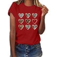 thumbnail image 1 of Womens T Shirts Casual Cotton Sleeveless Tops For Women Cotton Cute Black Crop Tops for Women Short Sleeve Tunic Tops for Women XS, 1 of 3