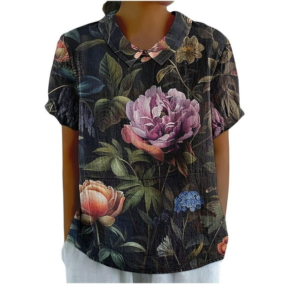 Womens T Shirts Casual Graphic Athletic Tops Women 3X Women Casual Tops Cotton Previous