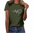 thumbnail image 1 of Womens T Shirts Graphic Tees Trendy Womens Workout Top Casual Tops for Women Trendy Summer Plus Size Golf Shirts for Women Dry Fit, 1 of 4