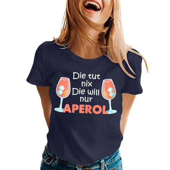 Womens T Shirts Letter Print Graphics Crew Neck Short Sleeve Loose Trendy Casual Tops