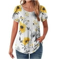 thumbnail image 1 of Womens T Shirts Loose Cotton Sleeveless Tops For Women Dressy White Summer Crop Tops for Women My Orders Placed Recently By Me My Account, 1 of 6