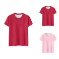 thumbnail image 1 of Womens T Shirts Loose Fit Short Sleeve Crewneck Basic Tees Oversized Tshirts for Women Casual Summer Tops Everyday Street Fashion, 1 of 3
