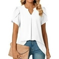 thumbnail image 1 of Young adult fashion Womens T Shirts Loose Plus Size Womens Workout Tops Plus Size Women Short Sleeve Tops Trendy Short Sleeve Tunic Tops for Women 3Xl Orders, 1 of 3