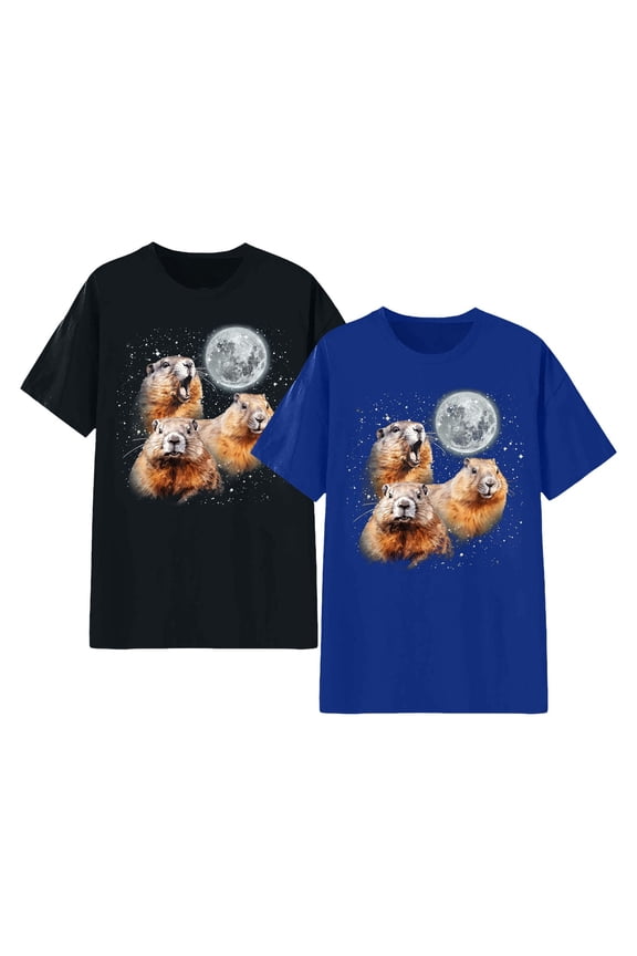 Womens T Shirts Marmot Graphic Print Top Soft Basic Beach Vacation Tees