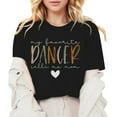 thumbnail image 1 of Womens T-Shirts My Favorite Dancer Call Me Mom Shirt Dance Mom Shirt Sports Dailywear T-Shirt, 1 of 3