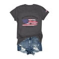 thumbnail image 1 of Womens T Shirts Short Sleeve Shirts Pullover Summer Spring Tops Blouses Gray S, 1 of 3