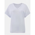 thumbnail image 1 of Womens T Shirts Short Sleeve V Neck Casual Summer Tops Tshirts with Pocket, 1 of 5