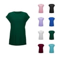 thumbnail image 1 of Womens T Shirts Summer Tops 2025 Cap Sleeve Crewneck Pleated Front Loose Fit Casual Tees Tshirts Shirts for Women, 1 of 7