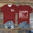 thumbnail image 1 of Womens T Shirts Women's Dear Person Behind Me Print Crew Neck T Shirt Clothing Short Sleeve T Shirt Tops for Women, 1 of 6