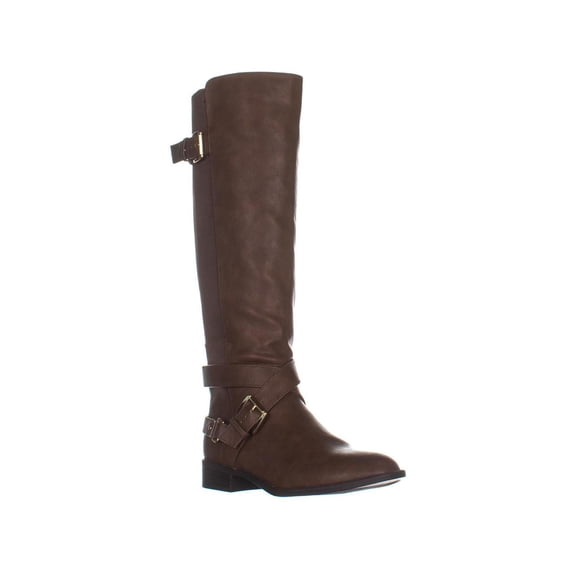 Womens TS35 Vada Stretch Knee High Harness Boots, Brown