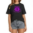 thumbnail image 1 of Womens Tackle Cystic Fibrosis Football Fan T-Shirt, 1 of 5